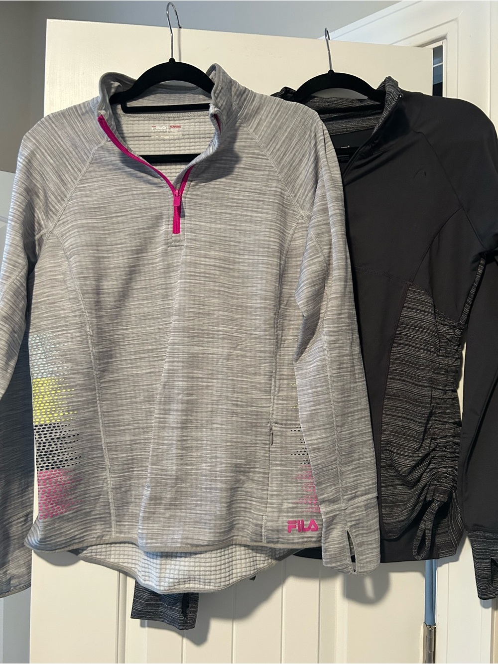 Set of Two Quarter Zip Pullovers